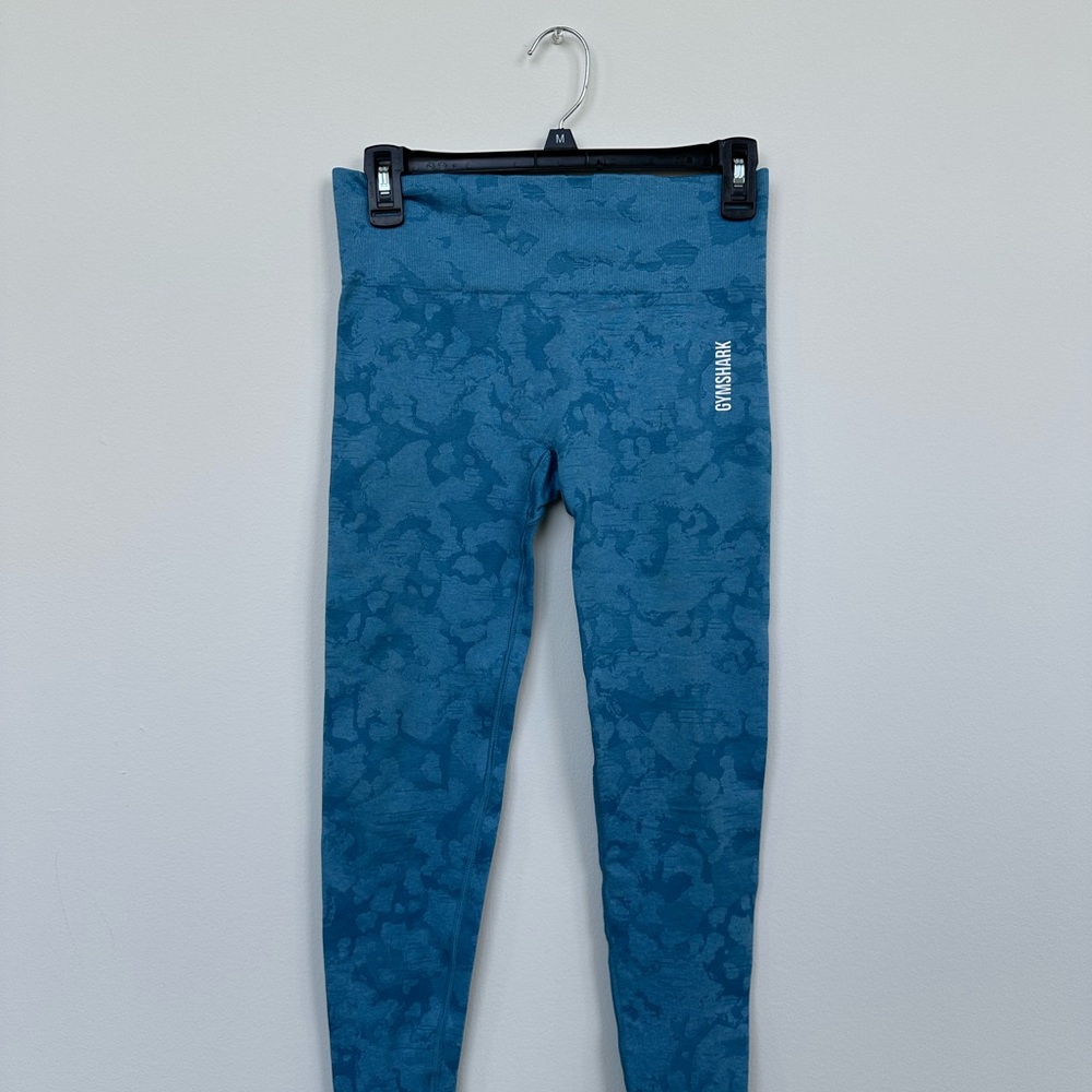 Gymshark Blue Patterned Leggings